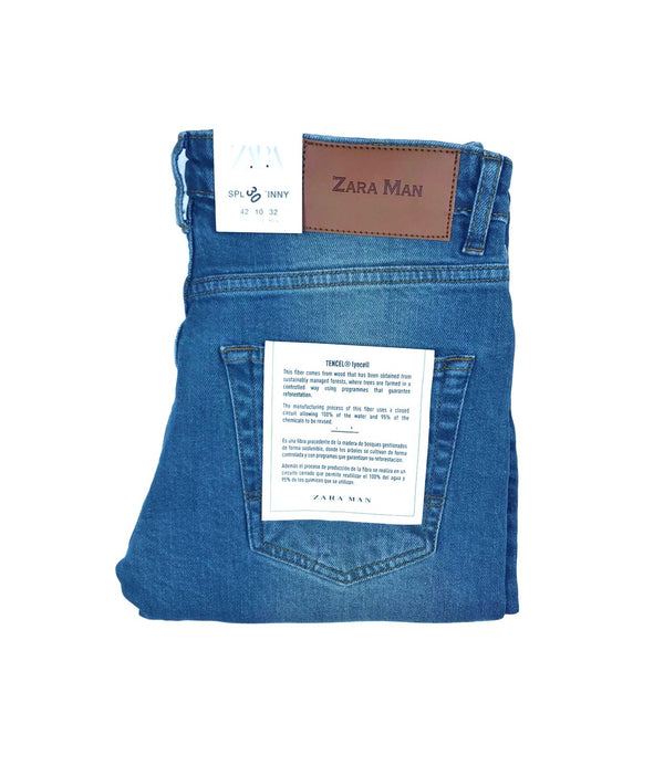 ZR Slim Fit Men’s Jeans – Light Blue