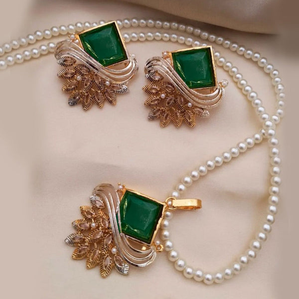 AYRA Locket Set (Green) Rawayat