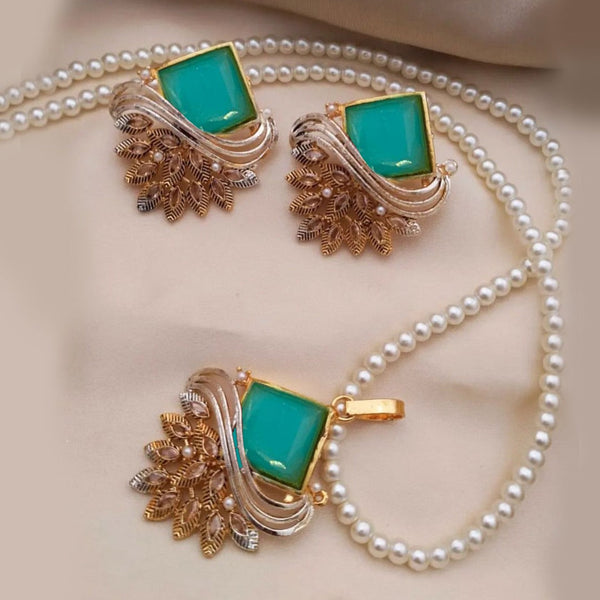 AYRA Locket Set (Ferozi) Rawayat