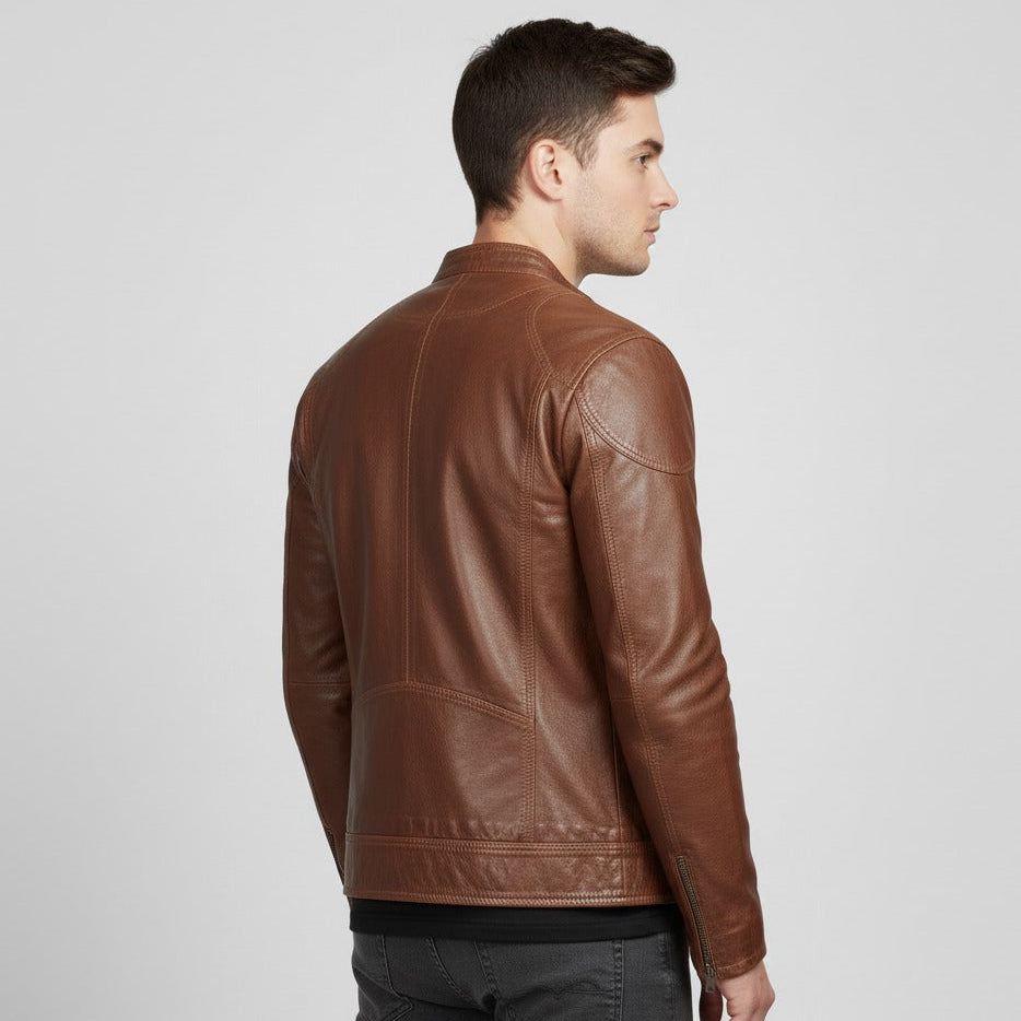 Terry Brown Triple Stitch Sheep Jacket