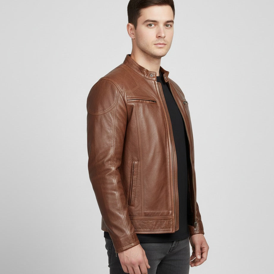 Terry Brown Triple Stitch Sheep Jacket