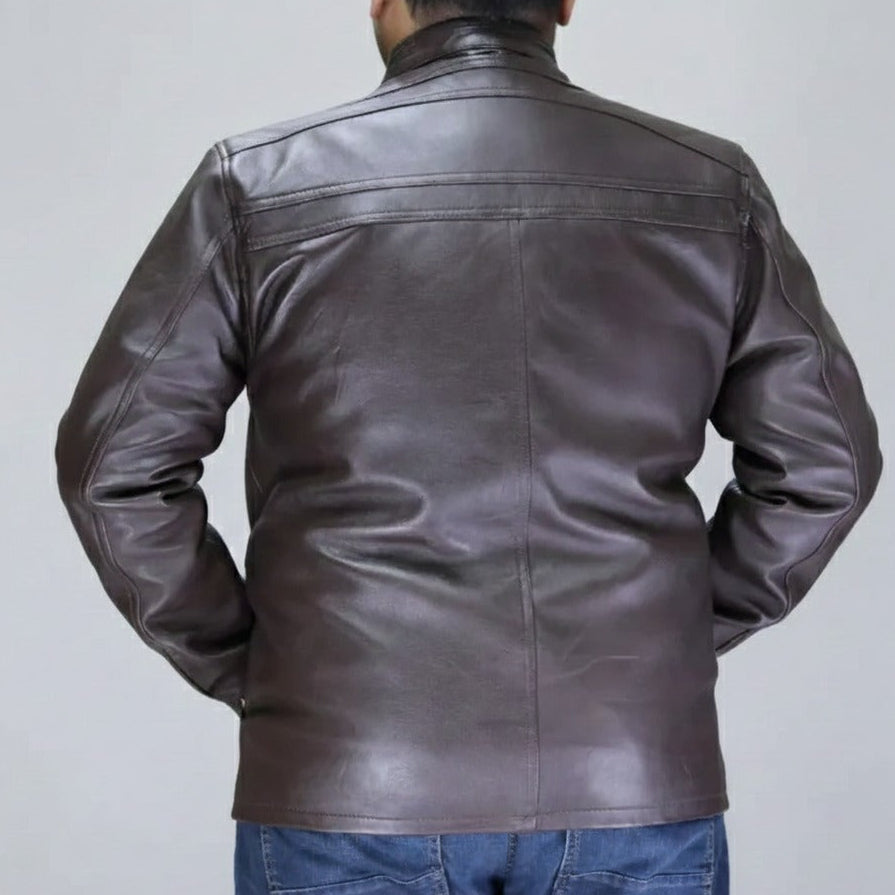 Soft Durable Sheep Leather Jacket