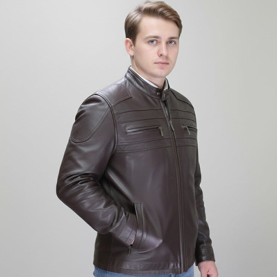 Soft Durable Sheep Leather Jacket