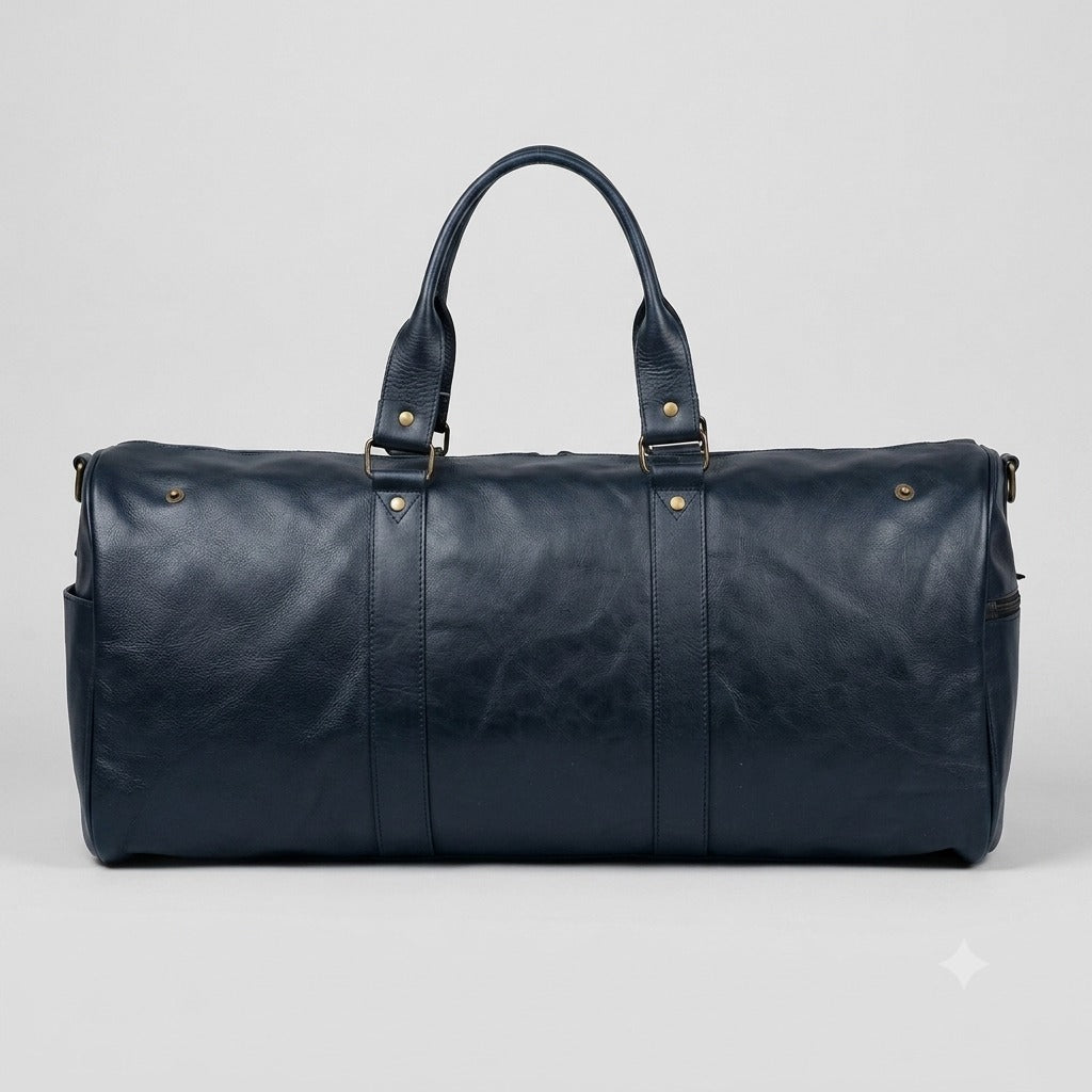 Vintage Brown Crazy Horse Duffle Bag