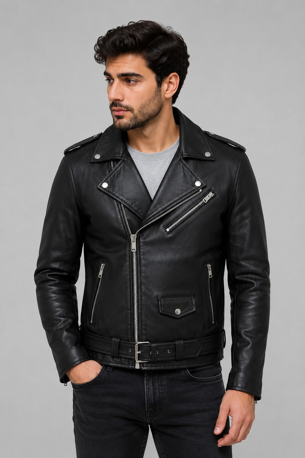 Biker Leather Jacket
