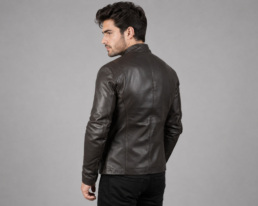 Ionic Black Leather Jacket