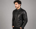 Ionic Black Leather Jacket