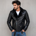 Shearling Biker Jacket