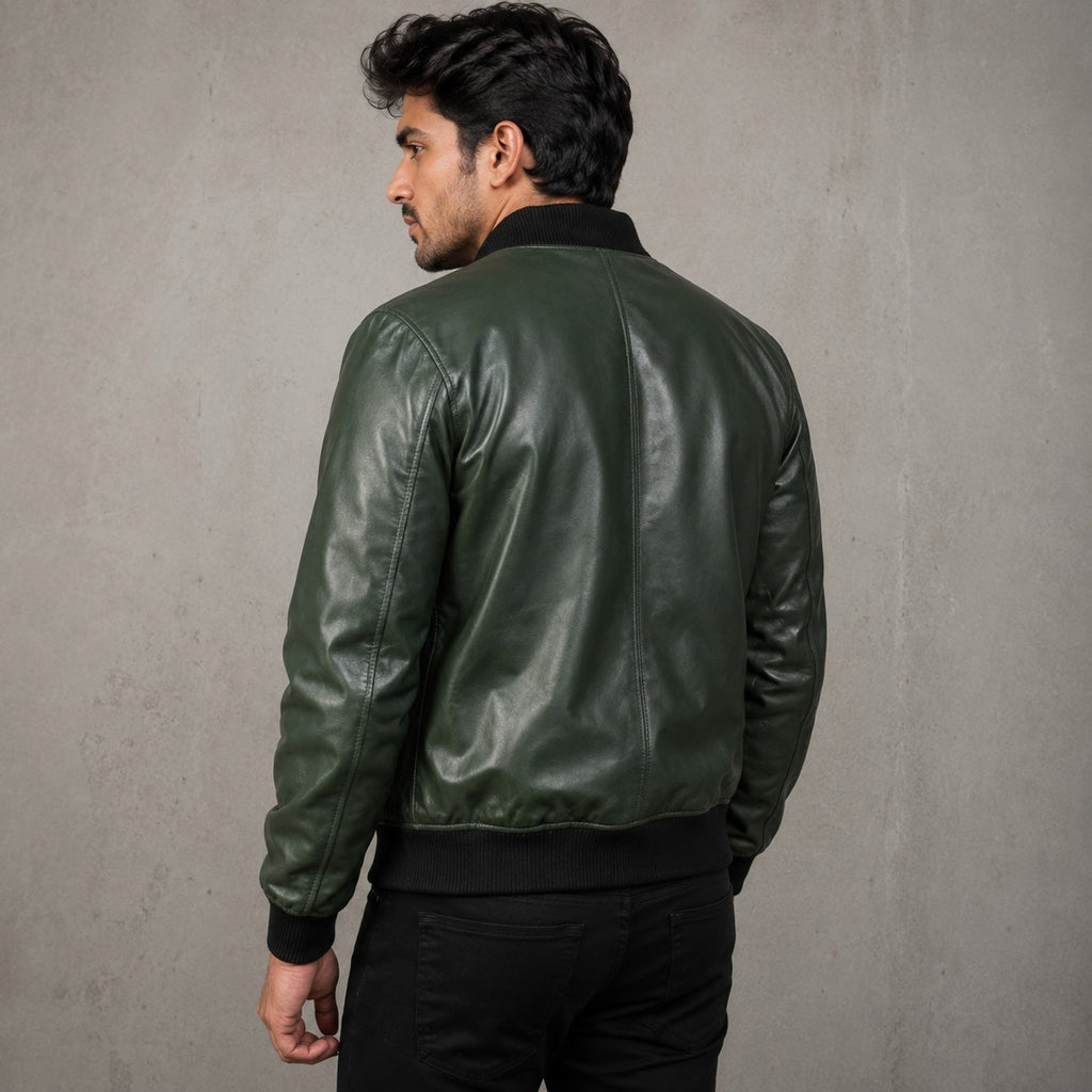 Suede Bomber Jacket