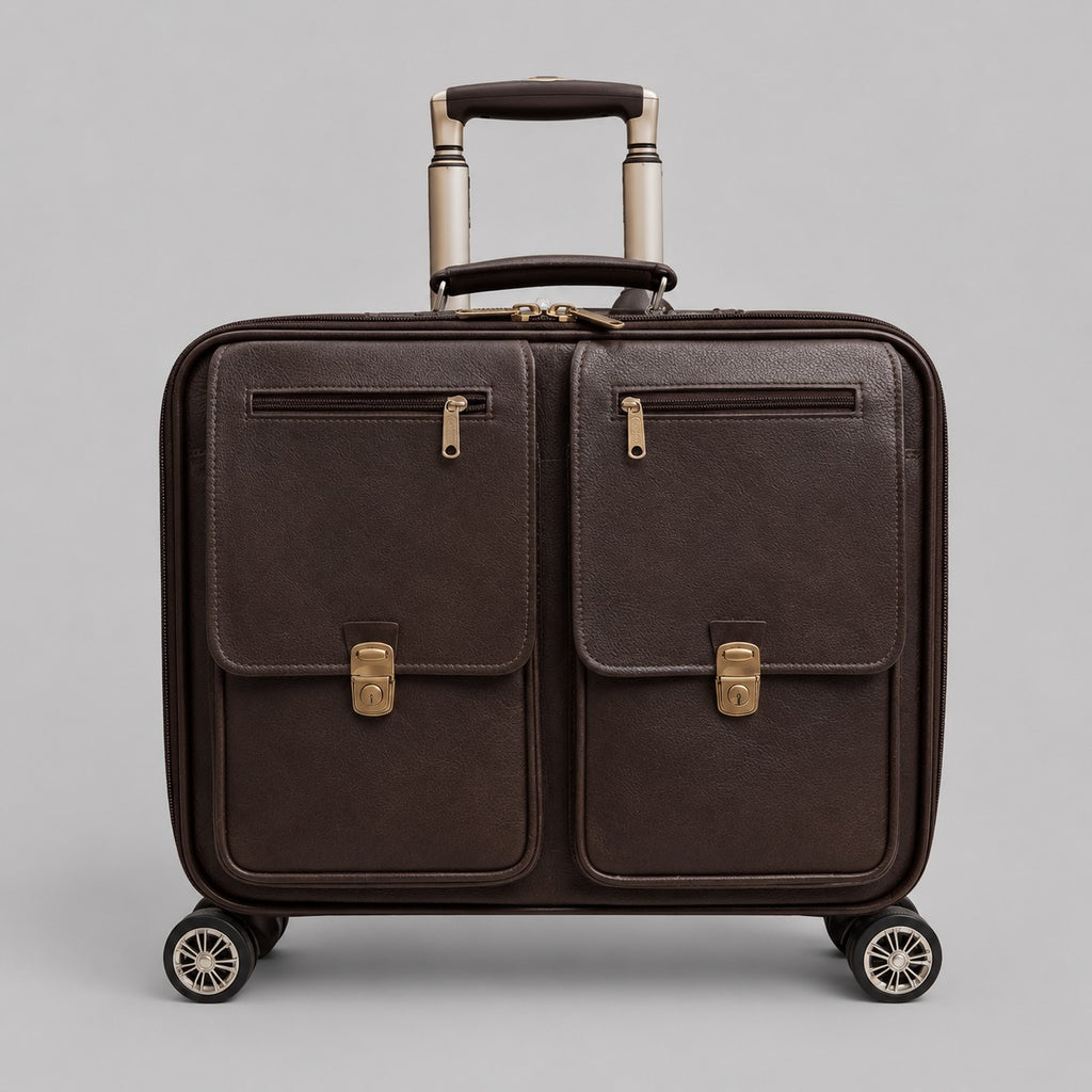 Leather Trolley Bag