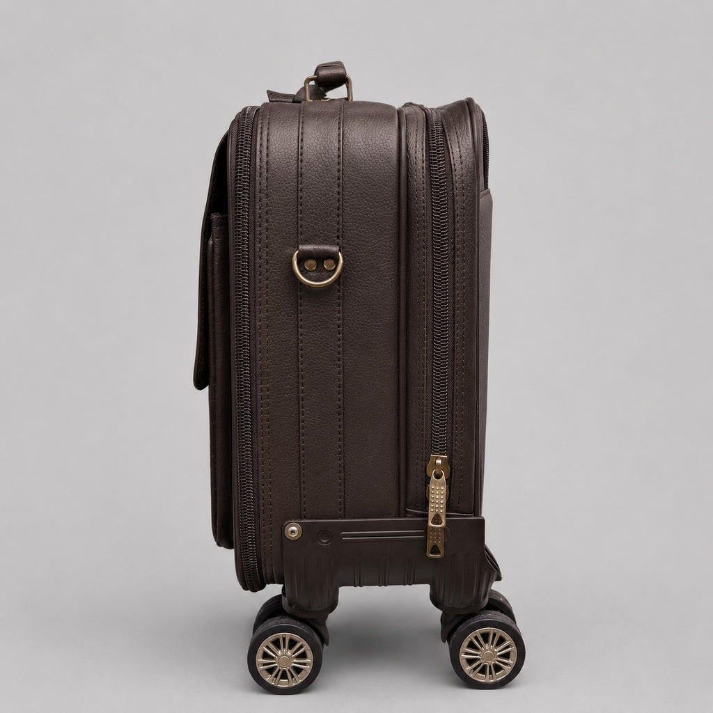 Leather Trolley Bag