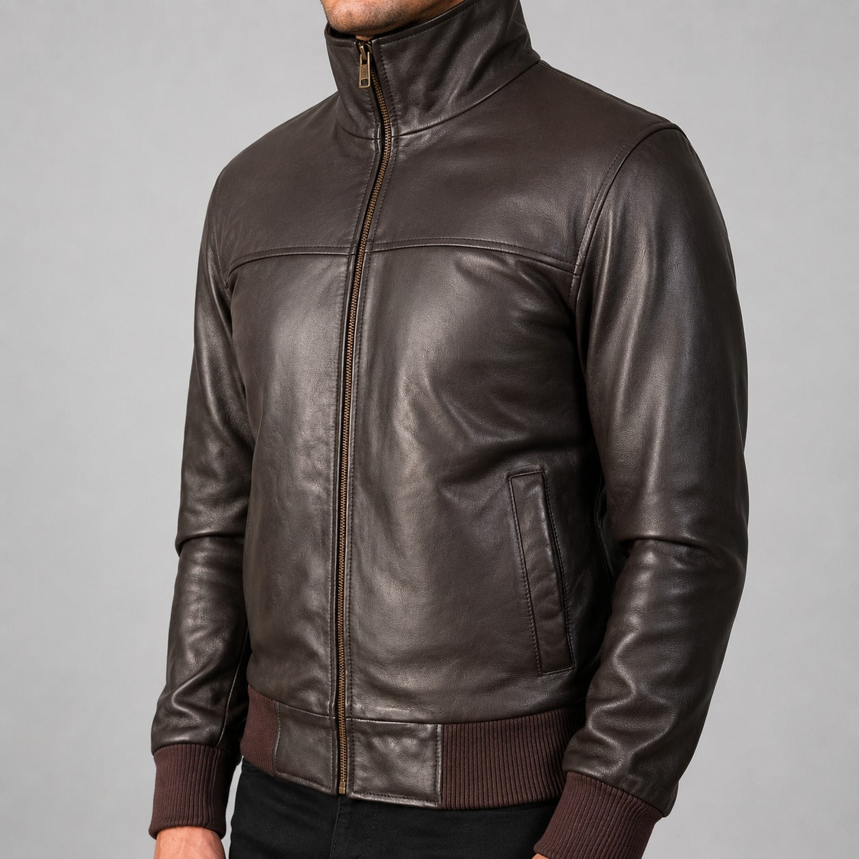 Bomber Leather Jacket