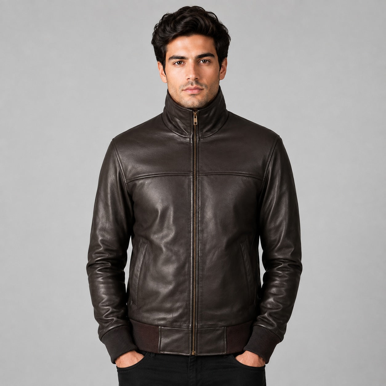 Bomber Leather Jacket