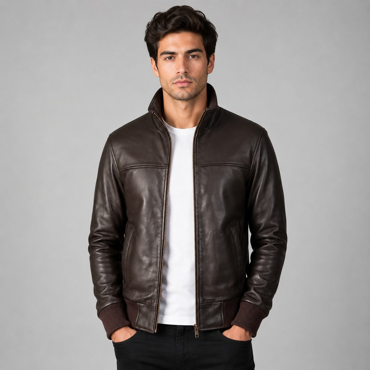 Bomber Leather Jacket