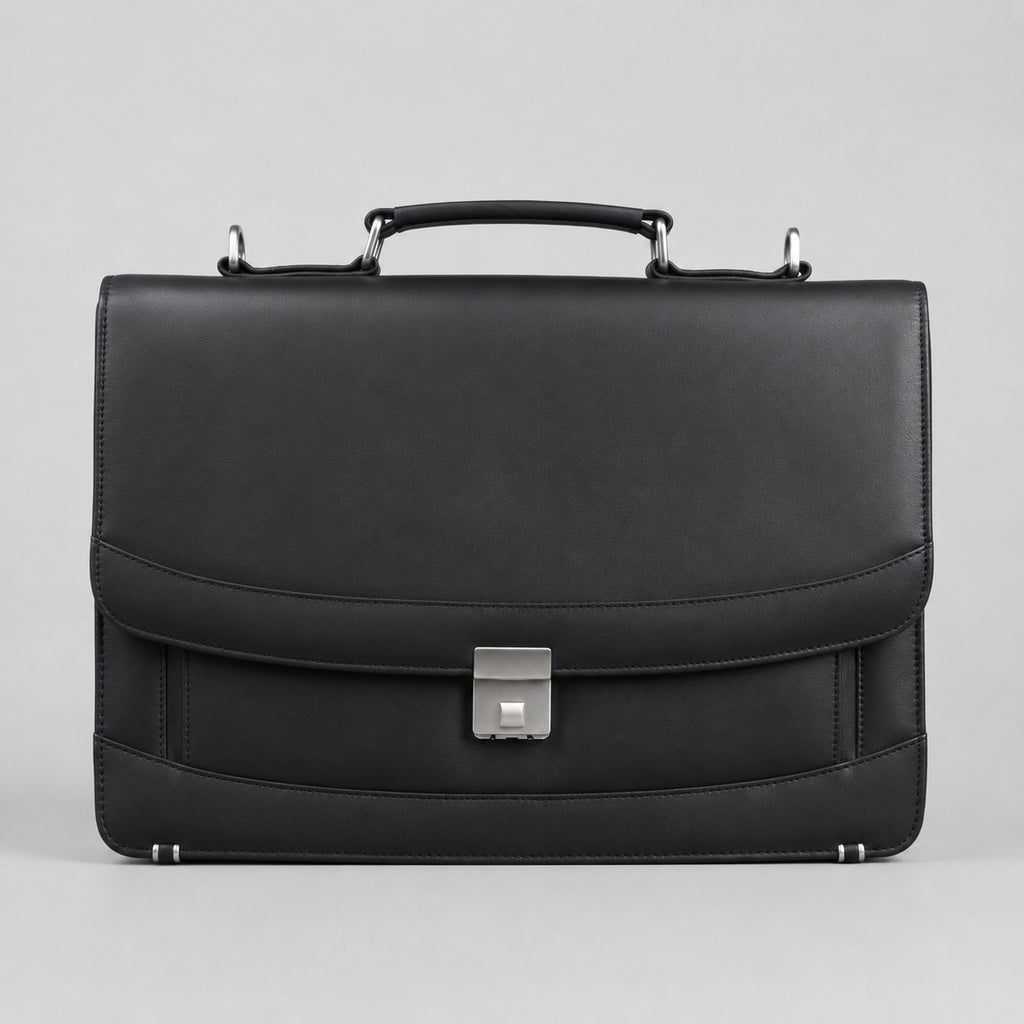 Leather Laptop Office Bag | Briefcase with lock