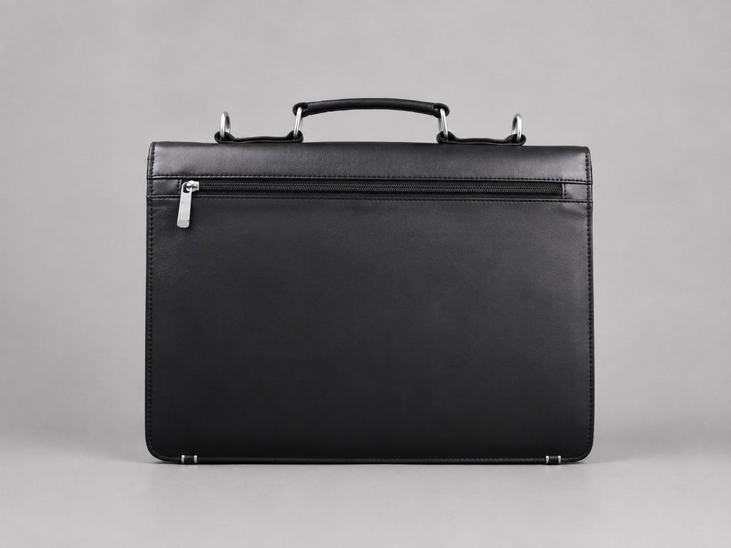 Leather Laptop Office Bag | Briefcase with lock