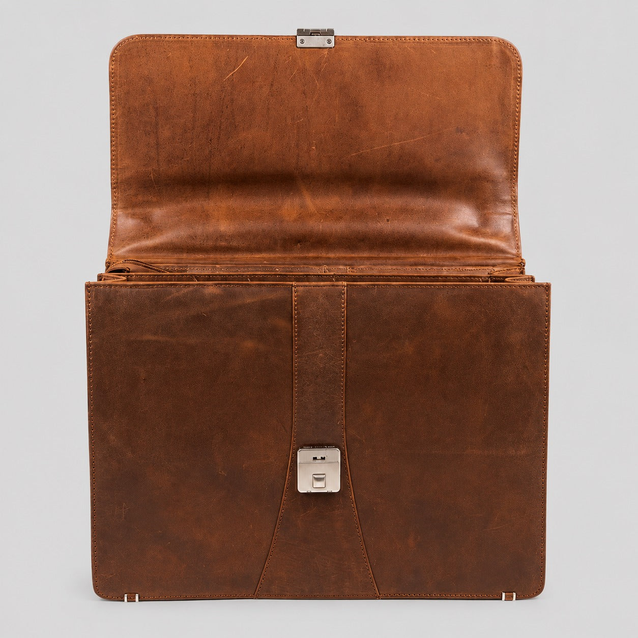 Crazy Horse Leather Laptop Bag