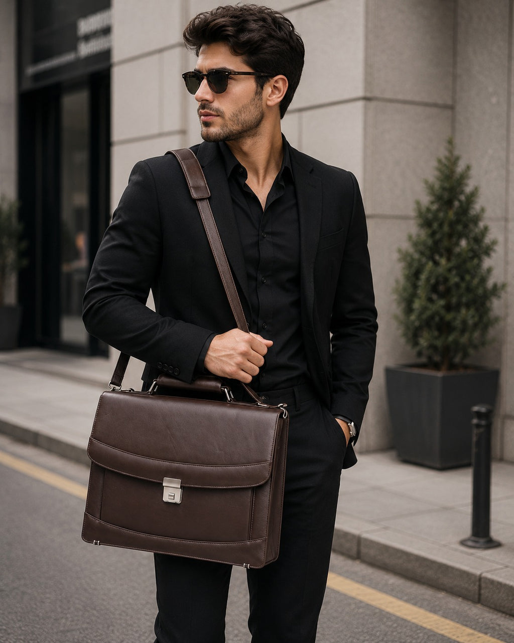Leather Office Bag