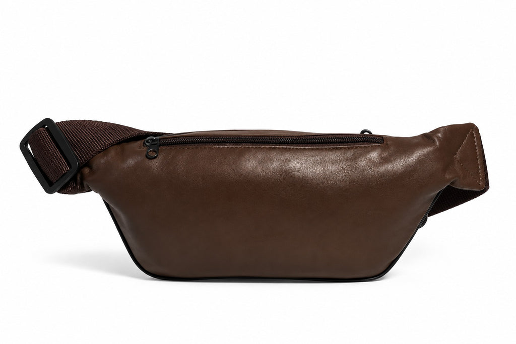 Unisex Leather Crossbody Fanny Pack