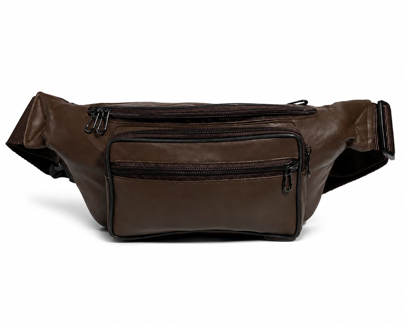 Unisex Leather Crossbody Fanny Pack