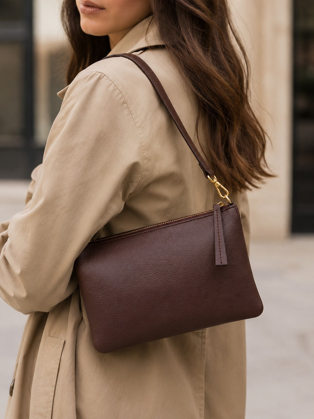 Diana Cross-body Bag // Pebbled Leather