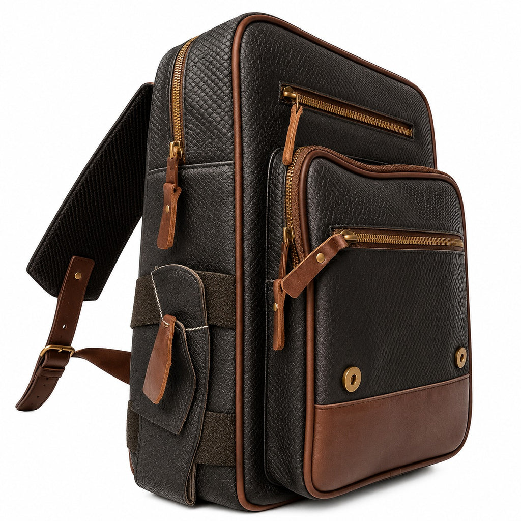 Textured Backpack - Black