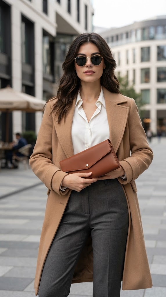 Women's Premium Leather Clutch Bag | Elegant Leather