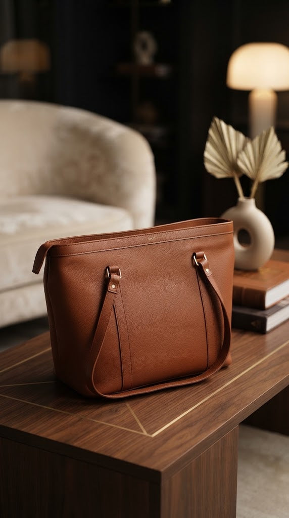 Women's Premium Top-Grain Leather Tote Bag