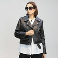 Women’s Sheep Leather Biker Jacket