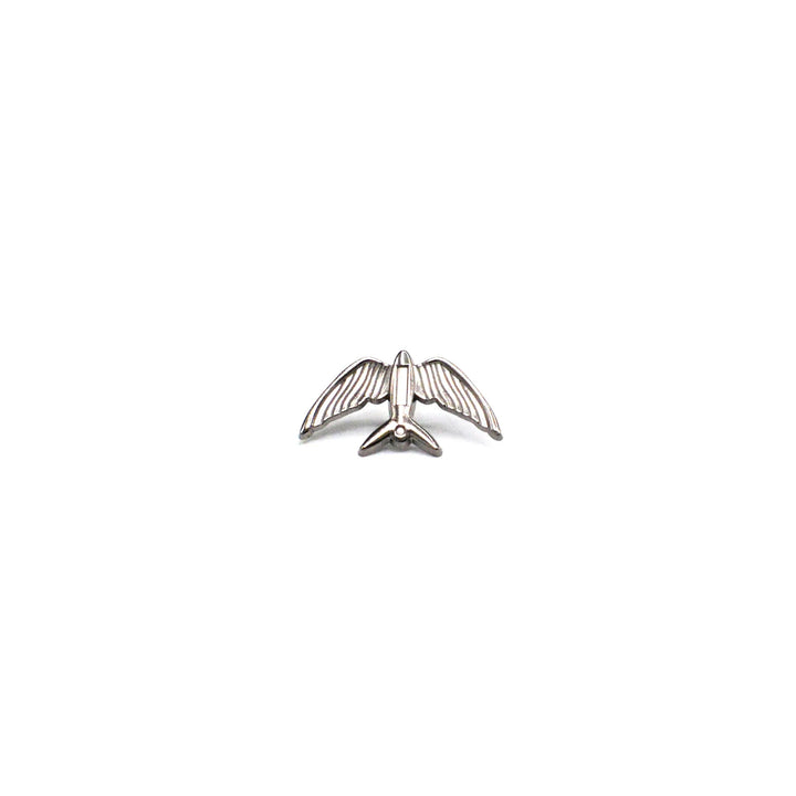 ALELUIA SILK SCARF WITH LAPEL PIN AND POCKET SQUARE Black Wolf