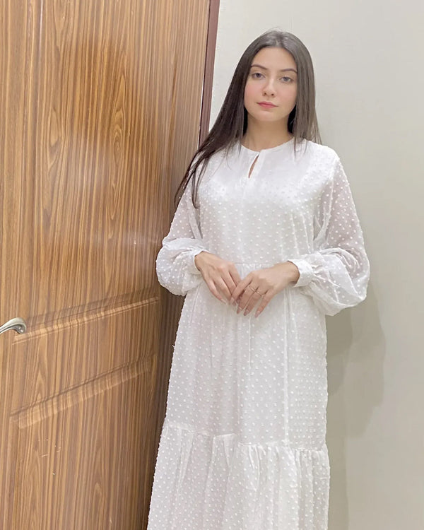 1-Piece Cotton Air Line Dress Breathable Snazzy and Comfy
