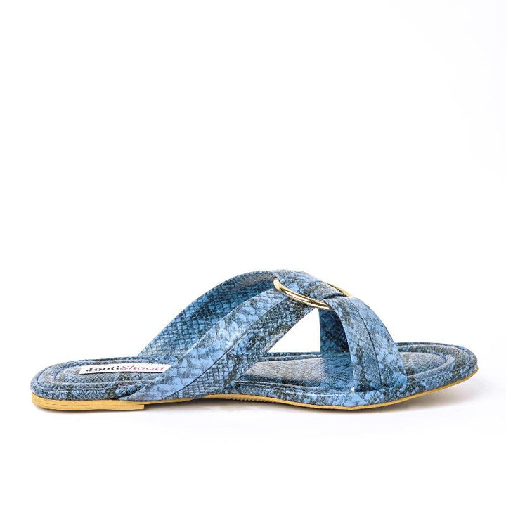 Fiona Textured Blue - Jooti Shooti